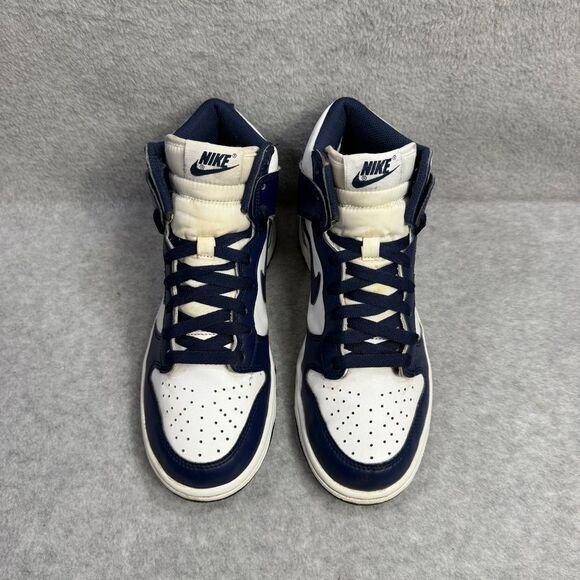 Nike Shoes Womens Size 7.5 Dunk High Midnight Navy Blue Sneakers DB2179-104 - Picture 3 of 10